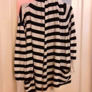Black and white cardigan